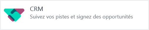 CRM Odoo - Suivez vos pistes et signez des opportunités