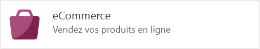 eCommerce - Vendez vos produits en ligne